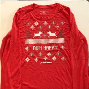 Brooks holiday running shirt S
